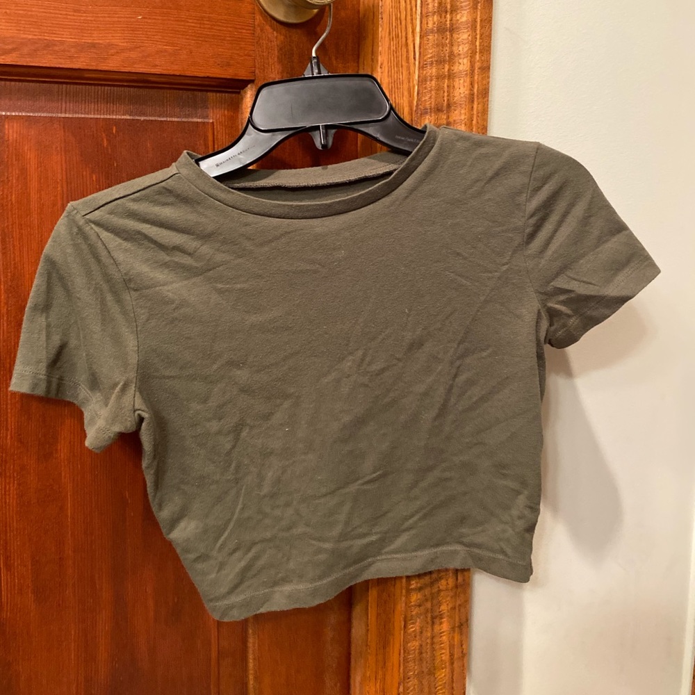 Green Wild Fable Crop Top (S)